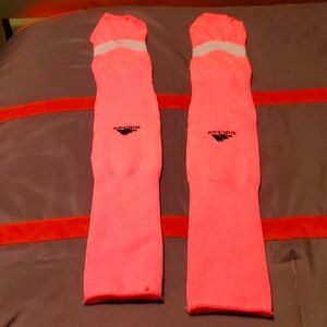 Pink Adidas Soccer Socks